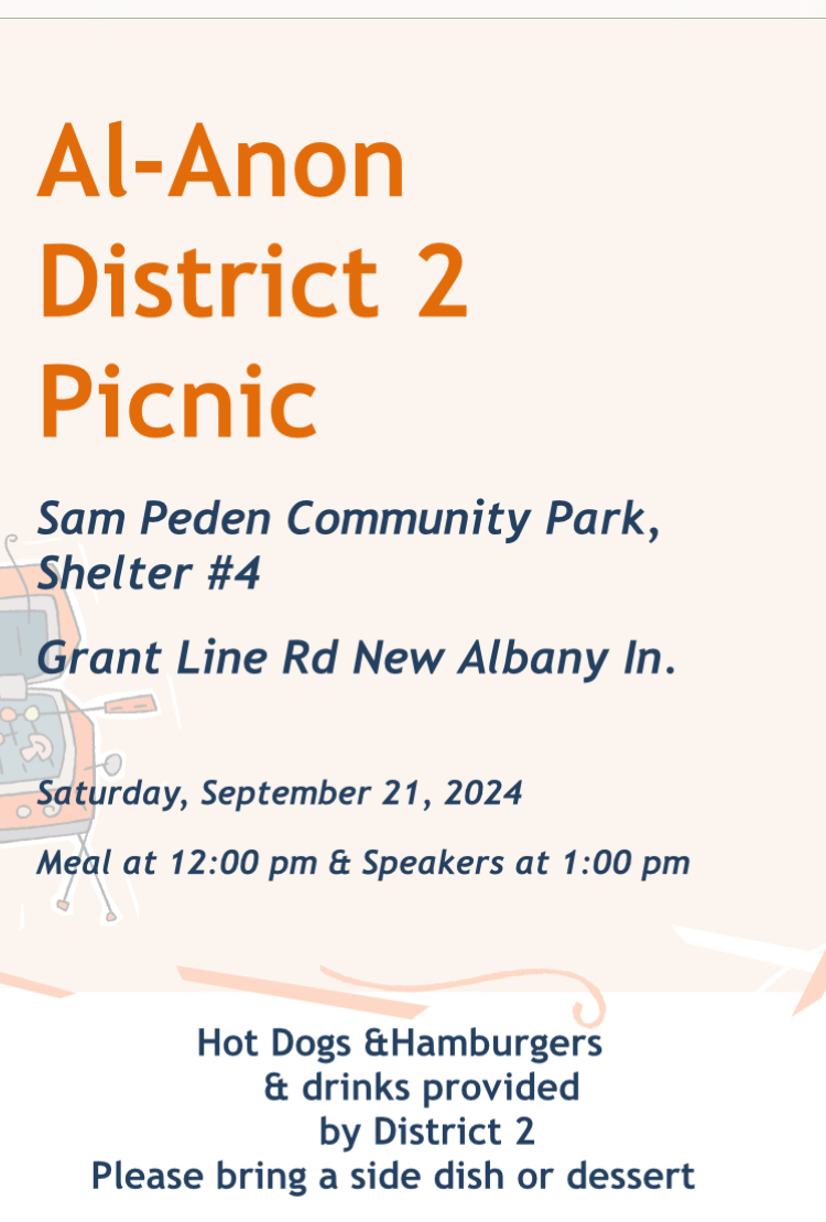 KY Area / District Events Kentucky Area AlAnon